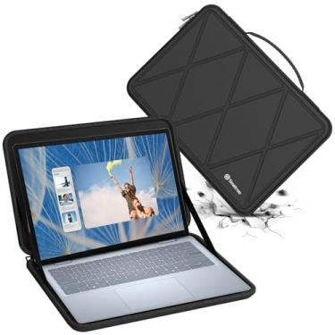 Imagem de Smatree Capa protetora rígida de EVA compatível com laptop Chromebook Dell Latitude 3445 de 14 polegadas, para laptop Dell Vostro 14 de 14 polegadas, capa impermeável (X8251T)