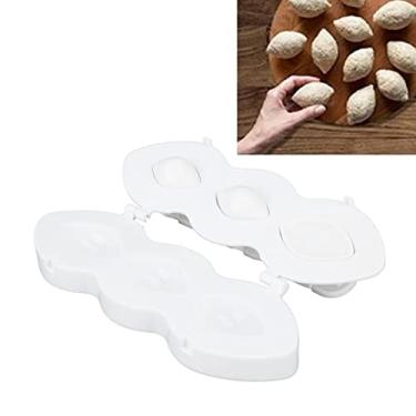 Imagem de Máquina de almôndegas, processador de molde de bolo de carne, máquina de almôndegas rápida e fácil para bolos, massas, sorvete, saladas, churrasco, lavável na lava-louças, com receita de prato árabe