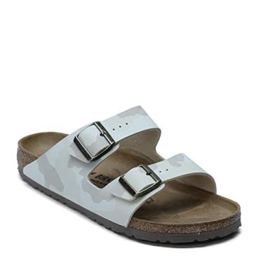 Imagem de Birkenstock Unissex, Arizona Soft Footbed Sandal - Largura estreita, Bege multi, 11