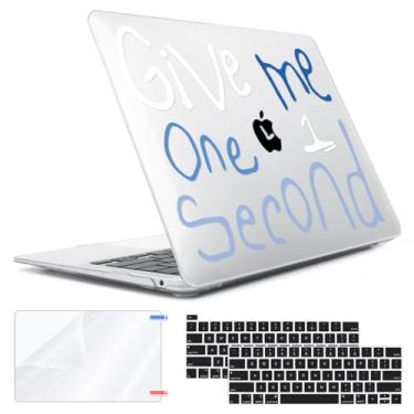 Imagem de HOHAIYOO Capa para MacBook Pro 13 polegadas 2022 2021 2020-2017 versão M2 M1 A2338 A2251 A2289 A2159 A1989 A1706 Touch bar, capa rígida de plástico e capa de teclado, protetor de tela e capa de webcam