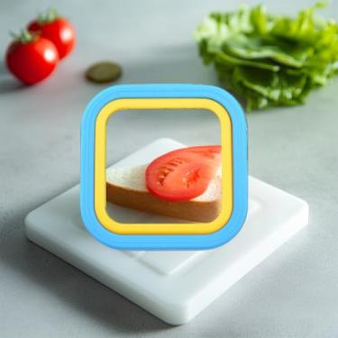 Imagem de Cortador de biscoito de desenho animado com borda de vedação em aço inoxidável, fofo, padaria, vegetal, máquina de corte