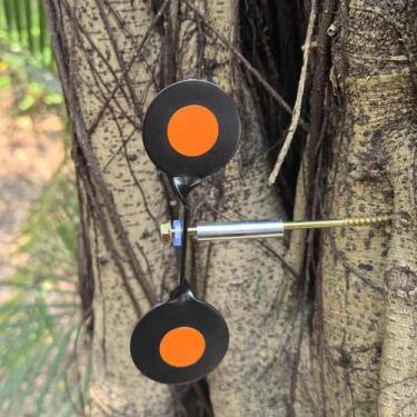 Imagem de Alvo Redondo Duplo De 3mm De Espessura Para Prática De Estilingue Inte