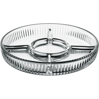 Imagem de Petisqueira Home&co Com 4 Divisoes Vidro 3x23 Tábua De Frios