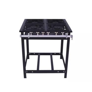 Imagem de Fogão Industrial 4 Bocas 2QS/2QD 30x30 Linha Extra Baixa Pressão Venâncio E4