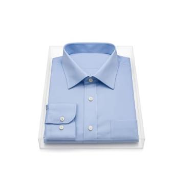 Imagem de 10 Caixas Acetato 29x19x5cm transparente cristal P/Camisas e etc