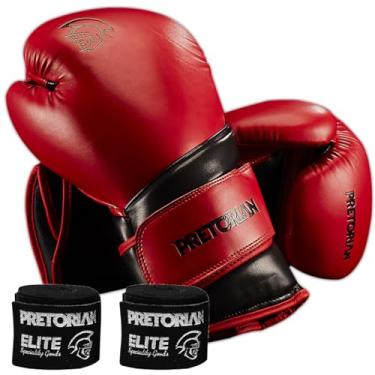 Imagem de CONJUNTO BOXE/MUAY THAI PRETORIAN ELITE - 1 PAR DE LUVAS +1 PAR DE BANDAGEM 4,5M