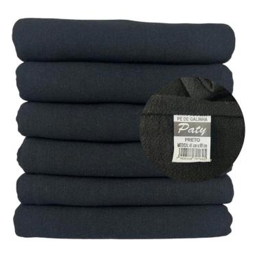 Imagem de 2X Kit 10 Pano De Prato Pé De Galinha 5 Cores - 100% Algodão