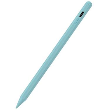Imagem de Caneta Stylus capacitiva universal para Samsung Galaxy Tab A7/A8/A9/A9 Plus - ferramenta de escrita/desenho compatível com Android/iOS, sensibilidade à pressão, pontas substituíveis (azul)