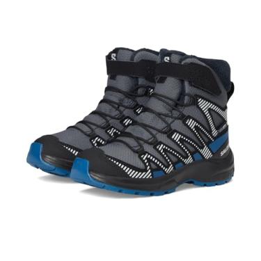 Imagem de Salomon Tênis infantil unissex Xa Pro V8 (criança pequena), Turbulência/preto/azul escuro, 14