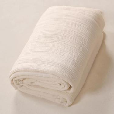 Imagem de Tecido de algodão de gaze dupla da The Yard - Tecido de musselina 100% algodão para artesanato DIY e material de costura, como vestido, toalha, conjuntos de cama, gaze, tecido boho de corredor de mesa