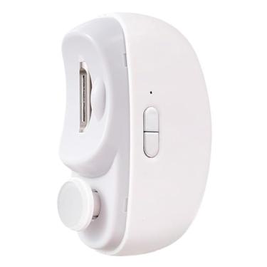 Imagem de Shakven Cortador de unhas elétrico, cortador de unhas automático,Cortador de unhas com luz LED - Cortador de unhas elétrico 2 em 1, aparador de unhas recarregável USB, cortador de unhas e
