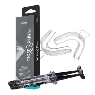 Imagem de Kit 2 Clareador Dental Caseiro Moldeira White Class 7,5% FGM