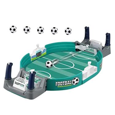 Imagem de TOYANDONA 1 jogo de futebol de mesa interativo, mini jogo de tabuleiro de futebol para adultos, esportes internos, entretenimento, leve, portátil, para diversão em família e festas