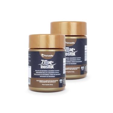 Imagem de Kit 2 und. 7 Magnésios + Inositol. Dimalato Taurato Citrato Bisglicinato Cápsulas