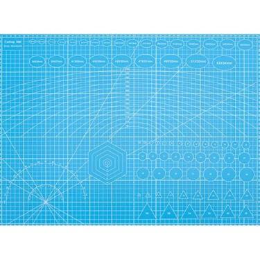 Imagem de Base De Corte Dupla Face Patchwork Artesanato Cores(Azul(A2 60 * 45))