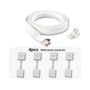 Imagem de Conector De Fio De Cobre Ultra Fino 23 AWG Oculto 10M Cabo De Extensão