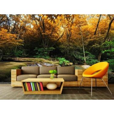 Imagem de Papel de Parede Paisagens Cachoeira 19 - 1,00 X 1,00 - Voce Decorando