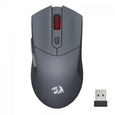 Imagem de Mouse Gamer Redragon St4r Pro, Wireless, Bluetooth, 26000 DPI, 6 Botões Programáveis - Preto - Uni-Unissex