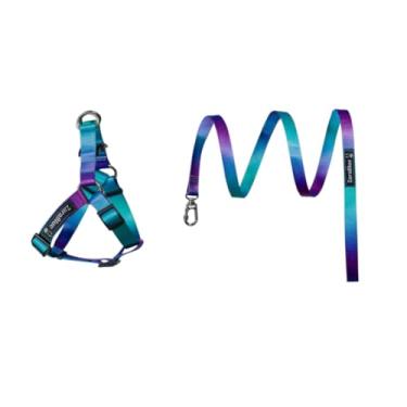 Imagem de Kit Peitoral e Guia para Cachorro – Conforto e Segurança para Passeios de Pequeno, Médio e Grande Porte(Pollar,Pequeno)