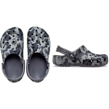 Imagem de Sandália Crocs Classic Camo Clog Infantil Menino-Masculino