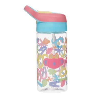 Imagem de Garrafa Com Canudo Tritan Lilica Ripilica Florescer Colorido