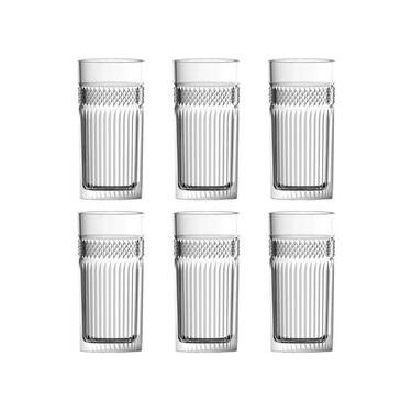 Imagem de Jogo de copos altos em vidro L'Hermitage Palace 360ml 6 peças incolor