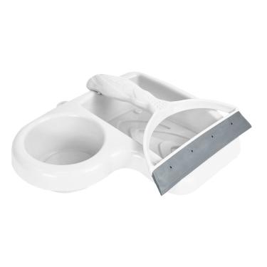 Imagem de Kit Pia Porta Detergente Esponja E Rodinho Casa E Cozinha Branco