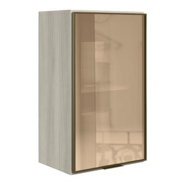 Imagem de Armario Aereo 1 Porta Vidro Mdf 40 Cm Kali 1220261 Bianco Toq Nicioli Bianco Toq
