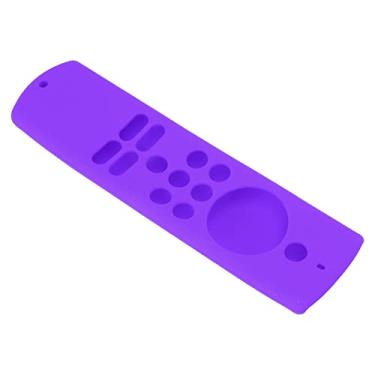 Imagem de Phefop Capa de Controle Remoto, Capa Protetora Antiderrapante Macia de Silicone Com Cordão para Fire TV Stick Lite (#15)