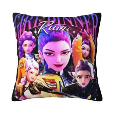 Imagem de Capas De Almofada Kpop Demon Hunters Huntrix 2025 Filme Derpy Tiger De