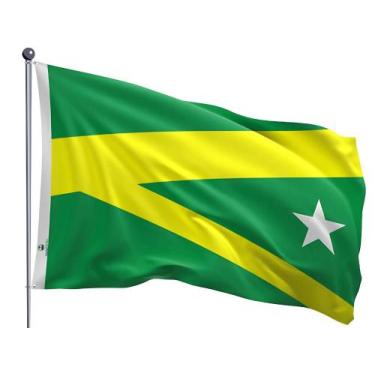 Imagem de Bandeira do Município de Marabá Uma Face Estampada Tamanho 70x100cm - 