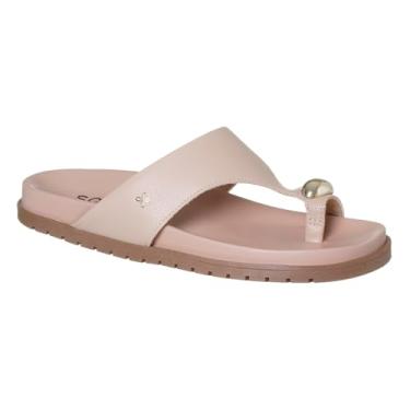 Imagem de Sandália Feminina Flatform Chinelo Feminino Conforto Floater lux (Bege, BR, Adulto, Numérico, 37)