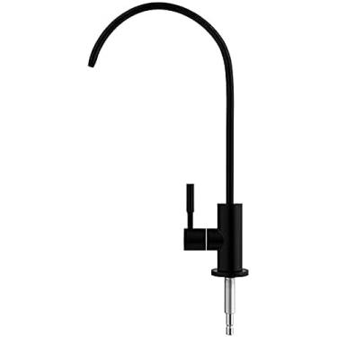 Imagem de Torneira de filtro de água potável torneira de pia de cozinha escovada 360 gira osmose reversa RO filtro de água potável torneira purificador de pia de cozinha - I, K