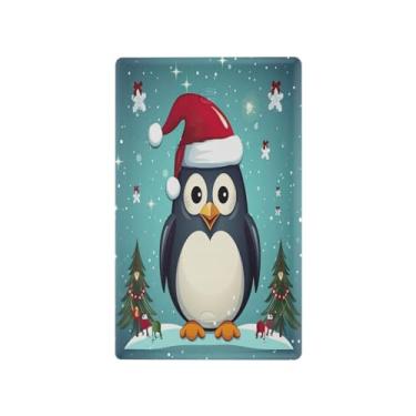 Imagem de Wassud Placa de cobertura de interruptor de luz de pinguim de Natal, 1 capa de tomada em branco, placa de parede, decoração de casa, sala de estar, quarto, decoração
