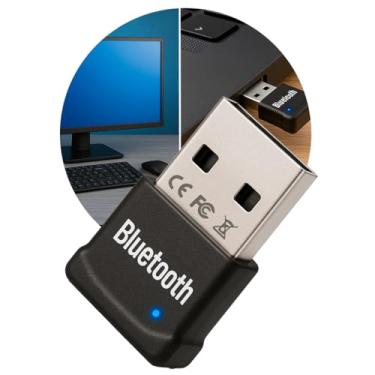 Imagem de Adaptador Bluetooth USB 5.0 para PC e Notebook – Alta Velocidade, Plug & Play, Longo Alcance, Conecte Fones, Caixas de Som, Teclados, Mouses e Controles – Compatível com Windows 7/8/10/11