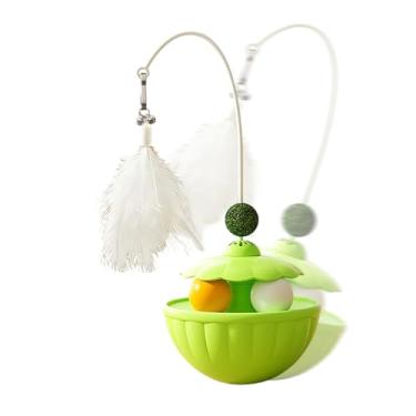 Imagem de Brinquedos de Enriquecimento para Gatos - Interativo Educativo Acessórios Para Animais de Estimação | Brinquedo de Vara para Gatinhos,Para Gatinhos de Porte Pequeno e Médio Uso em Interior e Exterior