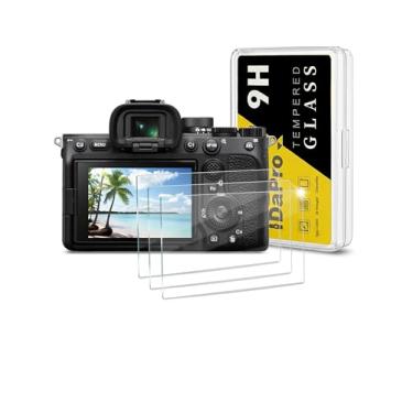 Imagem de Protetor de tela para Sony A7 IV [pacote com 3], vidro temperado iDaPro para Sony Alpha 7 IV,