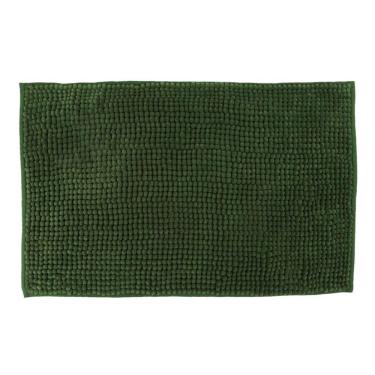 Imagem de Tapete Para Banheiro Bolinha Antiderrapante Verde 58x38cm