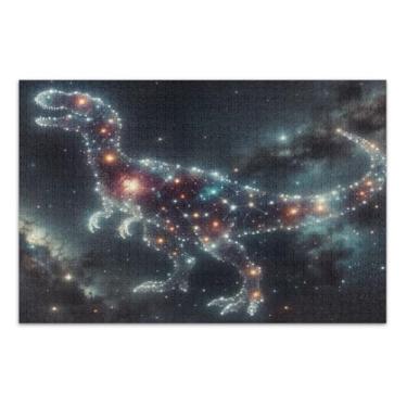 Imagem de Constellation Dinosaur Jigsaw Puzzles for Adults, Puzzle 1000, Interlock Perfectly, Home Decor Gift Party for Men Women
