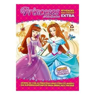 Imagem de Princesas do reino encantando - atividades para colorir extra - On Lin
