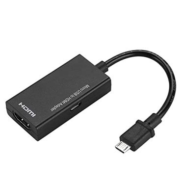 Imagem de Luqeeg Conversor Micro USB para 1080P Adaptador de Vídeo de Som Estéreo de 8 Canais para, 1 Unidade