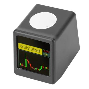 Imagem de VBESTLIFE Bitcoin Ticker, Exibição de Preços Criptográficos Em Tempo Real Com Animações GIF de Relógio de Ponto, para Entusiastas de Criptomoedas de Mesa de Cabeceira (Preto)