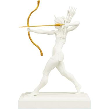 Imagem de Estátua Diana Deusa Romana - Artemis - Versão 5 (Cor Mármore Dourado)