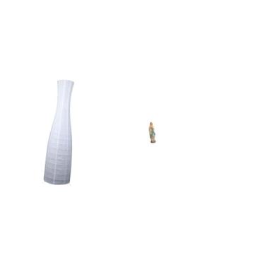 Imagem de Whtkoph Abajur de Chão Minimalista em Papel com a Figura de Maria, Ideal para Decorar Quartos de Hotel Ou Salas de Estar.