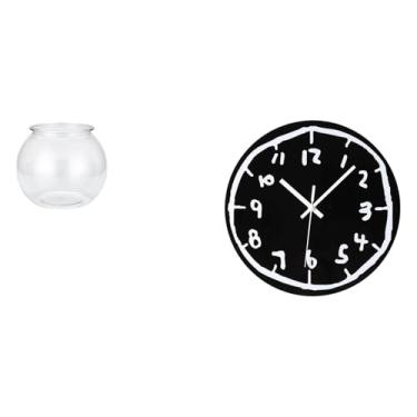 Imagem de Whtkoph Relógio Moderno em Formato de Aquário, Feito de Acrílico Transparente, Ideal para Quarto, Sala de Estar, Cozinha Ou Escritório. Arte Minimalista. Vaso