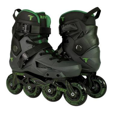 Imagem de Patins Traxart Revolt Verde - 80mm/85A - ABEC-9-Masculino