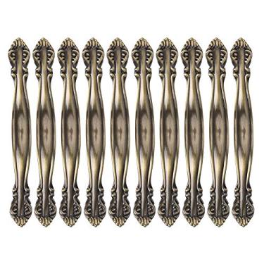 Imagem de Sonew Puxador de Tom de Bronze Puxador de Gaveta de Estilo Antigo Rústico para Armário de Móveis