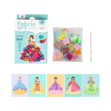 Imagem de Pacote De Brinquedos De Adesivos DIY Para Meninas, Fantasia De Princes