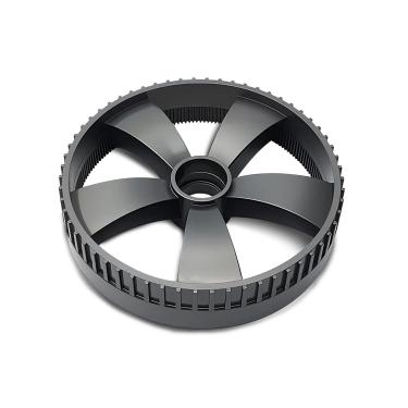Imagem de Roda larga sem rolamentos 370406Z adequada para limpador de piscina Pentair Kreepy Krauly Platinum, roda cinza durável