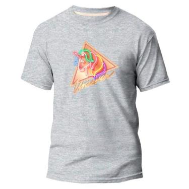 Imagem de Camiseta Básica Algodão Premium Estampa Digital Unicórnio - Pavesi, Ci